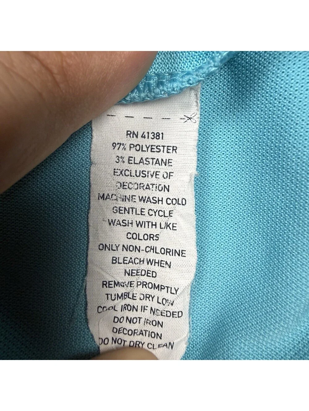 Polo Ralph Lauren Performance Men’s L Aqua Blue Stretch Golf Polo Shirt